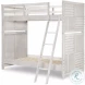 Summer Camp Stone Path White Twin over Twin Bunk Bed