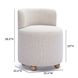 Hakuna Cream Performance Fabric Upholstered Desk Chair