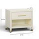 Dani Cream 1 Drawer Open Nightstand