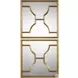 Lea Gold Square Mirrors Set of 2