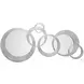 Kashara Silver Rings Modern Mirror
