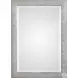 Langdon Metallic Silver and Light Gray Mirror