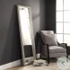 Tanvara Lightly Antique Metallic Silver Floor Mirror