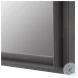 Denholm Satin Black Square Mirror