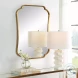 Miranda Brushed Brass Mirror