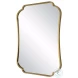 Miranda Brushed Brass Mirror