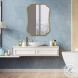 Miranda Brushed Brass Mirror