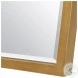 Tornado Antiqued Gold Arch Mirror