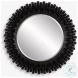 Spruce Ebony Round Mirror