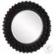 Spruce Ebony Round Mirror