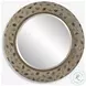 Copper Terrazzo Concrete Round Mirror