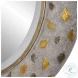 Copper Terrazzo Concrete Round Mirror