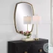 Varenna Antiqued Gold Vanity Mirror