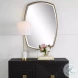 Varenna Antiqued Gold Vanity Mirror