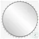 Cosmopolitan Matte Black Round Mirror