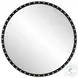 Diana Matte Black Round Mirror