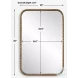 Pretzel Aged Bronze Vanity Mirror