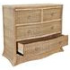 Celine Woven Rattan 4 Drawer Chest