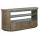 Bosley Lt. Brown Porpoise 60" Demilune TV Stand