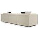 Fusion Beige 3 Piece Modular Sofa Sectional with Pillows