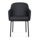 Sydney Black Upholstered Arm Chair Set of 2
