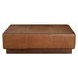 Cedarro Avelino Saddle Leather Upholstered Rectangular Cocktail Ottoman