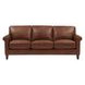 Lachlan Pecan Leather Living Room Set