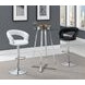 Zanella Chromed Glass Top Bar Table