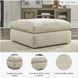 Elyza Linen Oversized Accent Ottoman