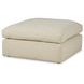 Elyza Linen Oversized Accent Ottoman