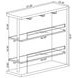 Prescott Grey Rectangular Bar Unit 