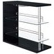 Prescott Glossy Black Rectangular Bar Unit 