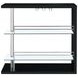 Prescott Glossy Black Rectangular Bar Unit 