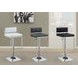 Alameda Chrome And Black Adjustable Bar Stool