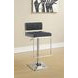 Alameda Chrome And Grey Adjustable Bar Stool
