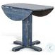 Hearthwood Haven Ocean Blue 36" Round Drop Leaf Dining Table