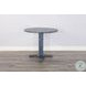 Hearthwood Haven Ocean Blue 36" Round Drop Leaf Dining Table