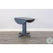 Hearthwood Haven Ocean Blue 36" Round Drop Leaf Dining Table
