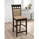 Gabriel Cappucino Closed Back Counter Height Stool Set of 2