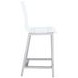 Juelia Chrome And Clear Acrylic Counter Height Stools Set of 2