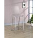 Juelia Chrome And Clear Acrylic Bar Stool Set of 2