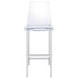 Juelia Chrome And Clear Acrylic Bar Stool Set of 2