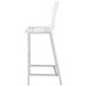 Juelia Chrome And Clear Acrylic Bar Stool Set of 2