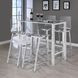 Juelia Chrome And Clear Acrylic Bar Stool Set of 2