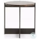 Shannon English Brown Oak Veneer End Table