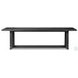 Otto Black Pine 110" Rectangular Dining Table