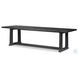 Otto Black Pine 110" Rectangular Dining Table