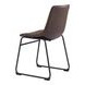 Smart Vintage Espresso Dining Chair Set of 2