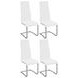 Anges White Dining Chair Set of 4