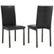 Garza Black Side Chair Set of 2